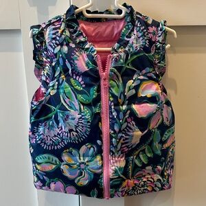 Lilly Pulitzer reversible Quilted Vest